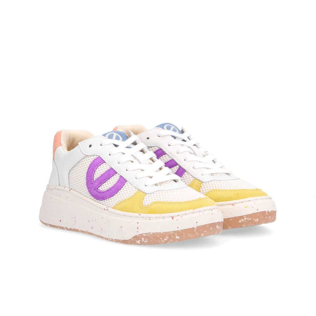 Bridget Sneaker White / Fluo Purple