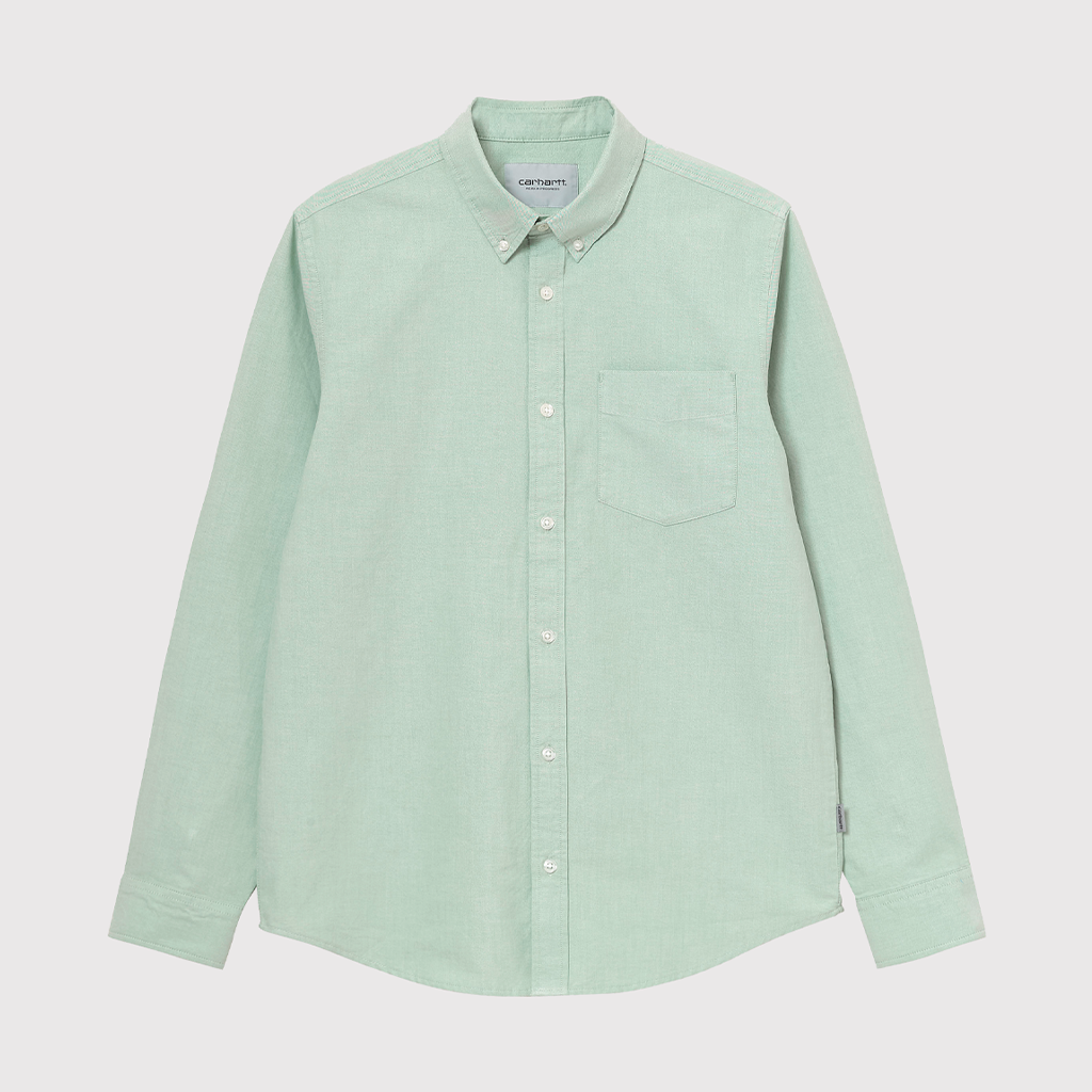 Button Down Pocket Shirt Mineral Green