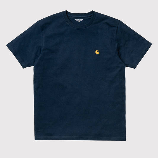 S/S Chase T-Shirt Dark Navy / Gold