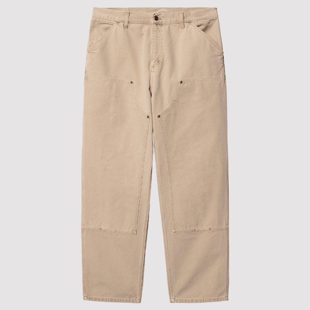 Double Knee Pant Dusty H Brown faded