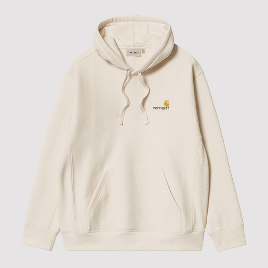 Hooded American Script Sweat Natural