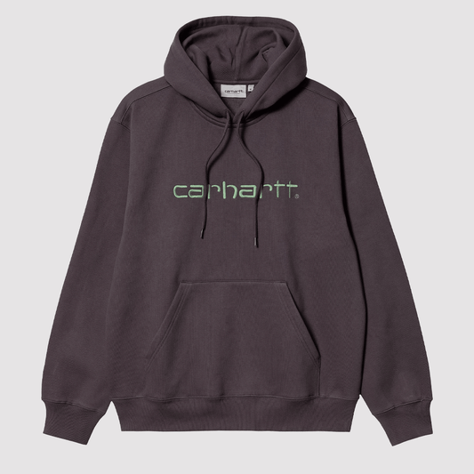 Hooded Carhartt Sweat Artichoke / Misty Sage