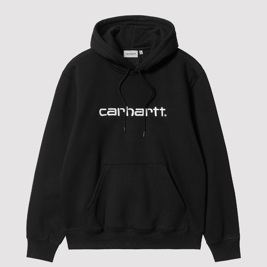 Hooded Carhartt Sweat Black / White