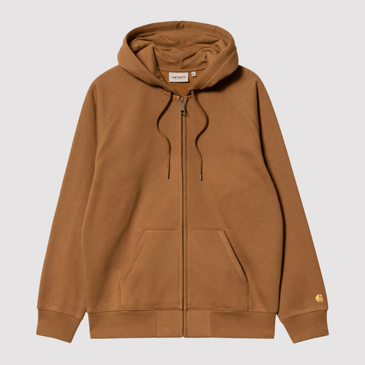 Hooded Chase Jacket Hamilton Brown / Gold