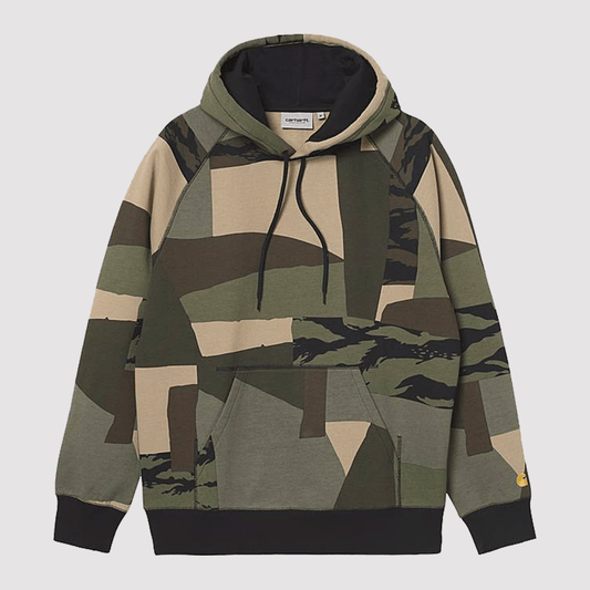 Hooded Chase Sweat Camo Mend / Gold