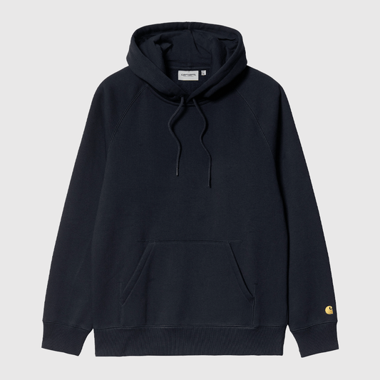 Hooded Chase Sweat Dark Navy / Gold