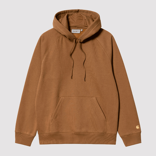Hooded Chase Sweat Hamilton Brown / Gold