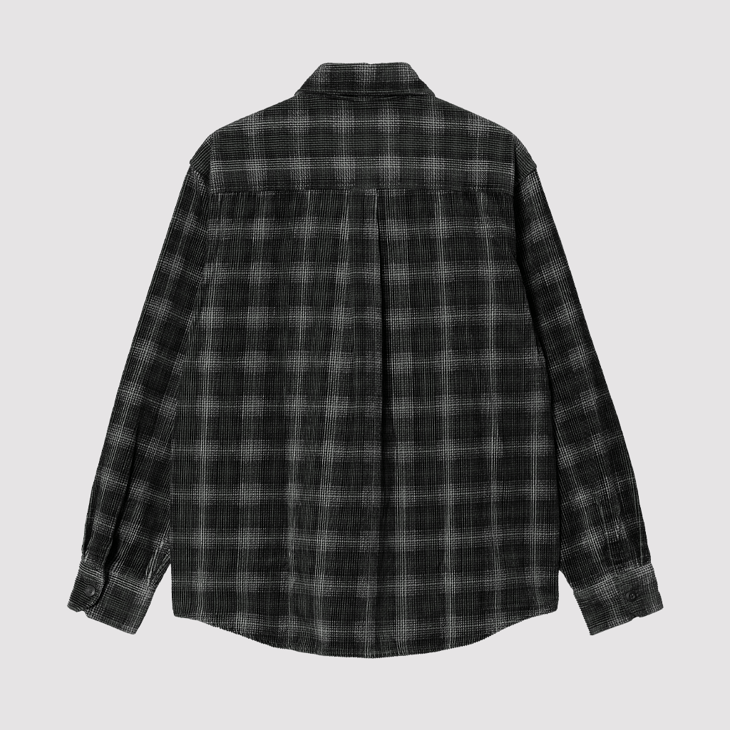 L/S Flint Shirt Wiley Check Vulcan Rinsed