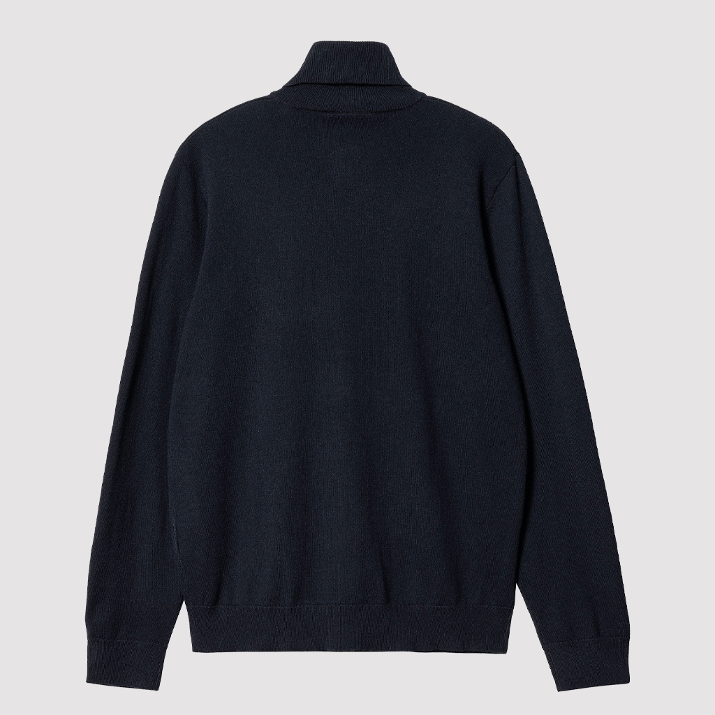 Madison Turtleneck Sweater Dark Navy / Wax