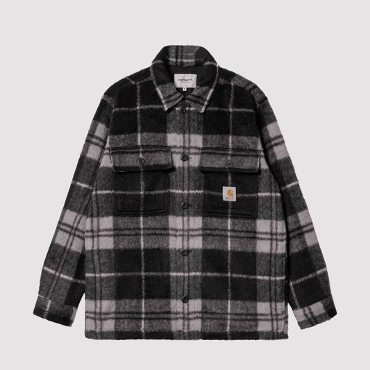 Manning Shirt Jacket Check Black / Marengo