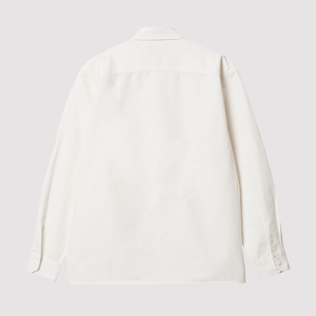 Reno Shirt Jacket Off-White Garment Dyed