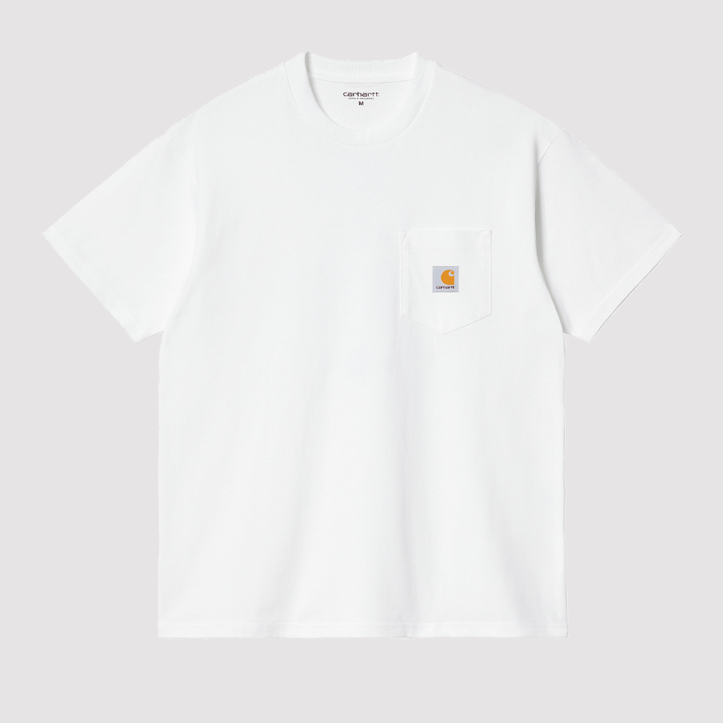S/S Local Pocket T-Shirt White / Black