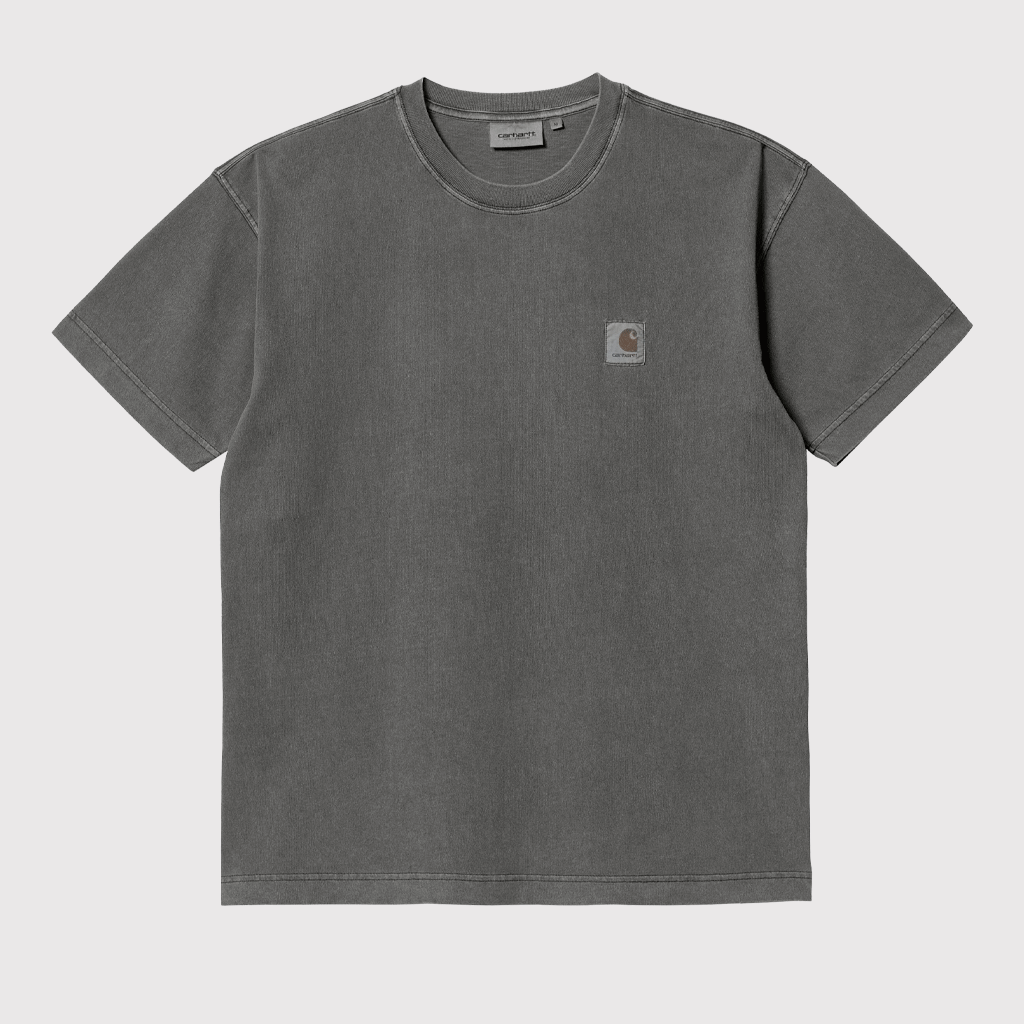 S/S Nelson T-Shirt Black Garment Dyed