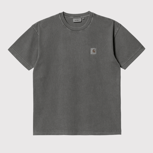 S/S Nelson T-Shirt Black Garment Dyed