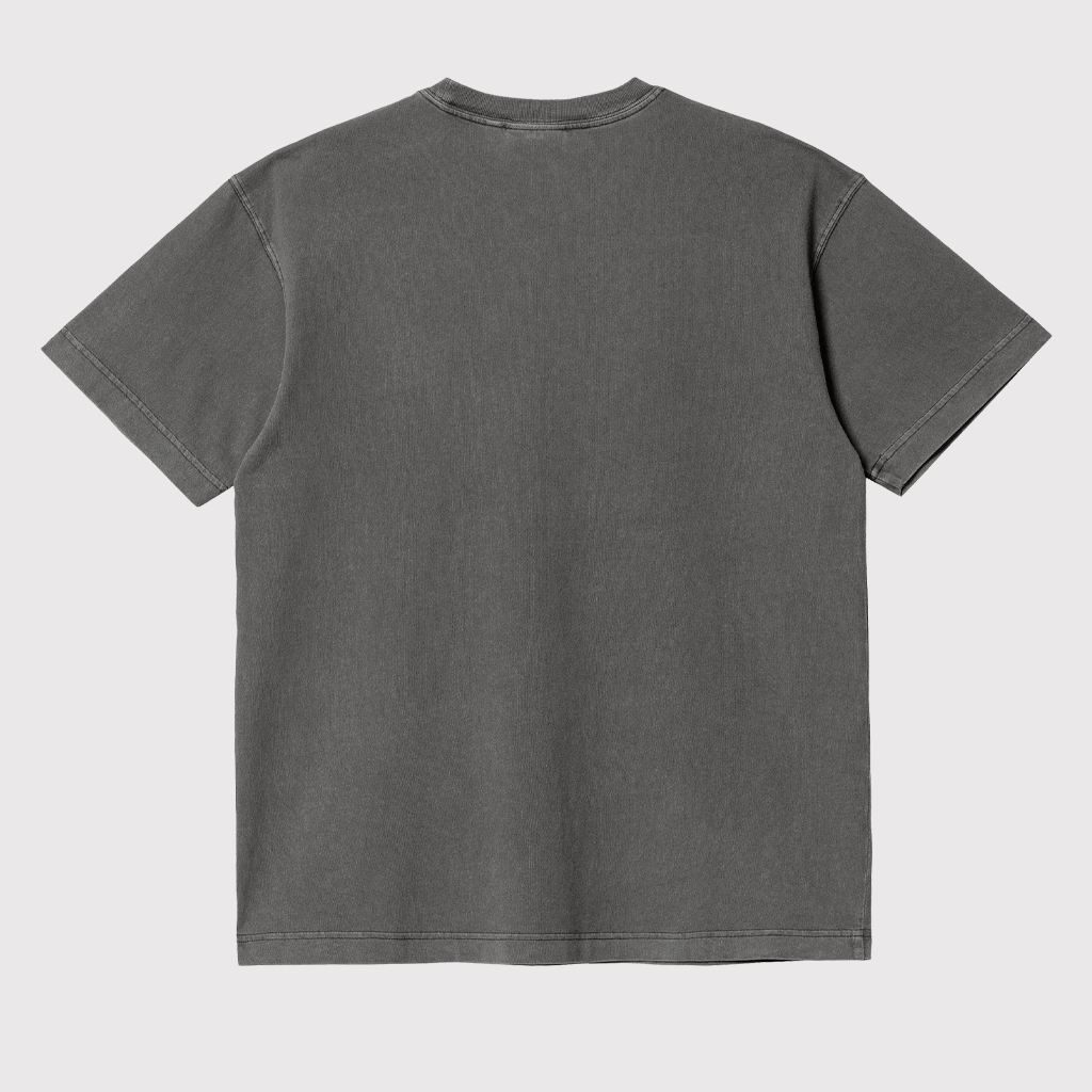 S/S Nelson T-Shirt Black Garment Dyed