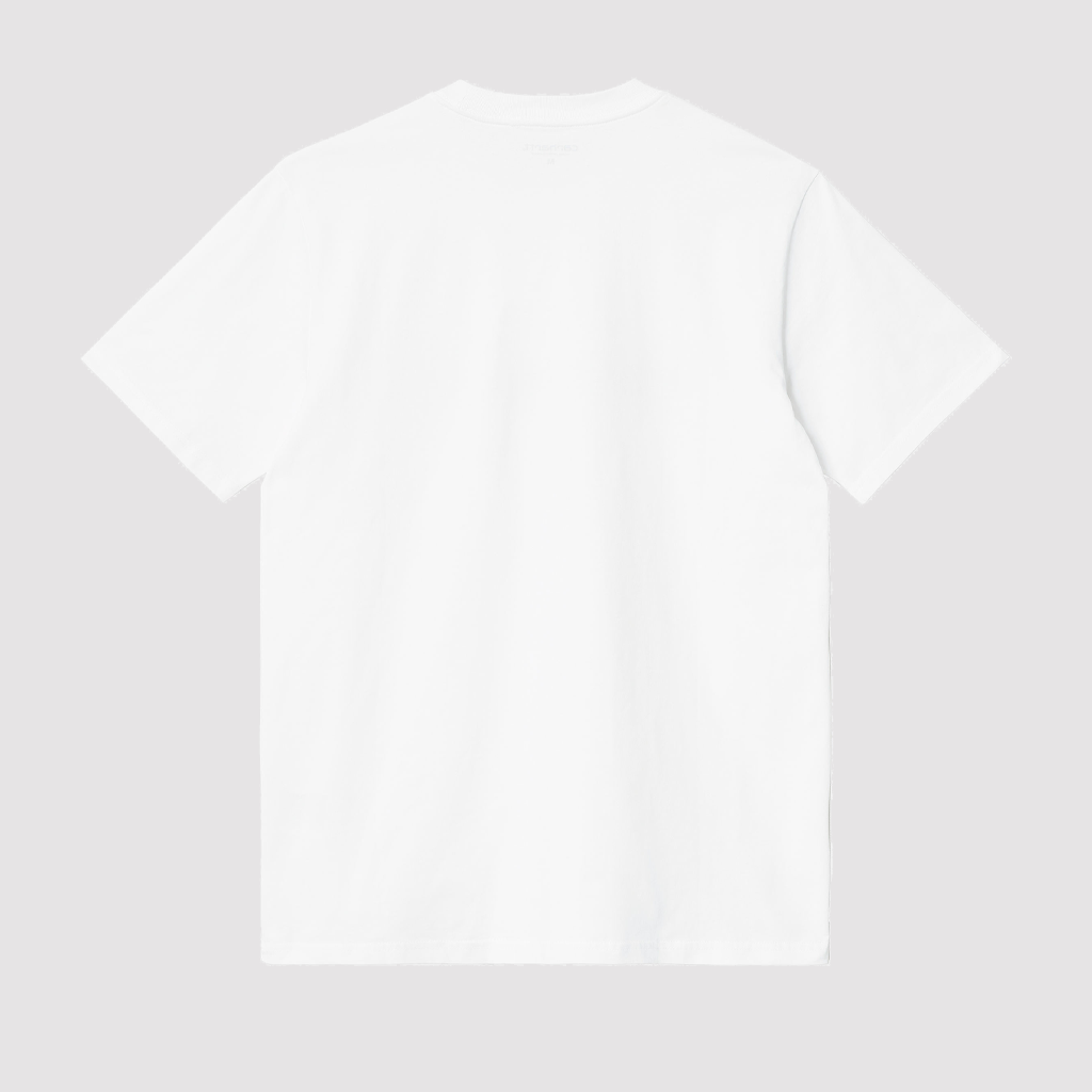 S/S Script T-Shirt White / Black