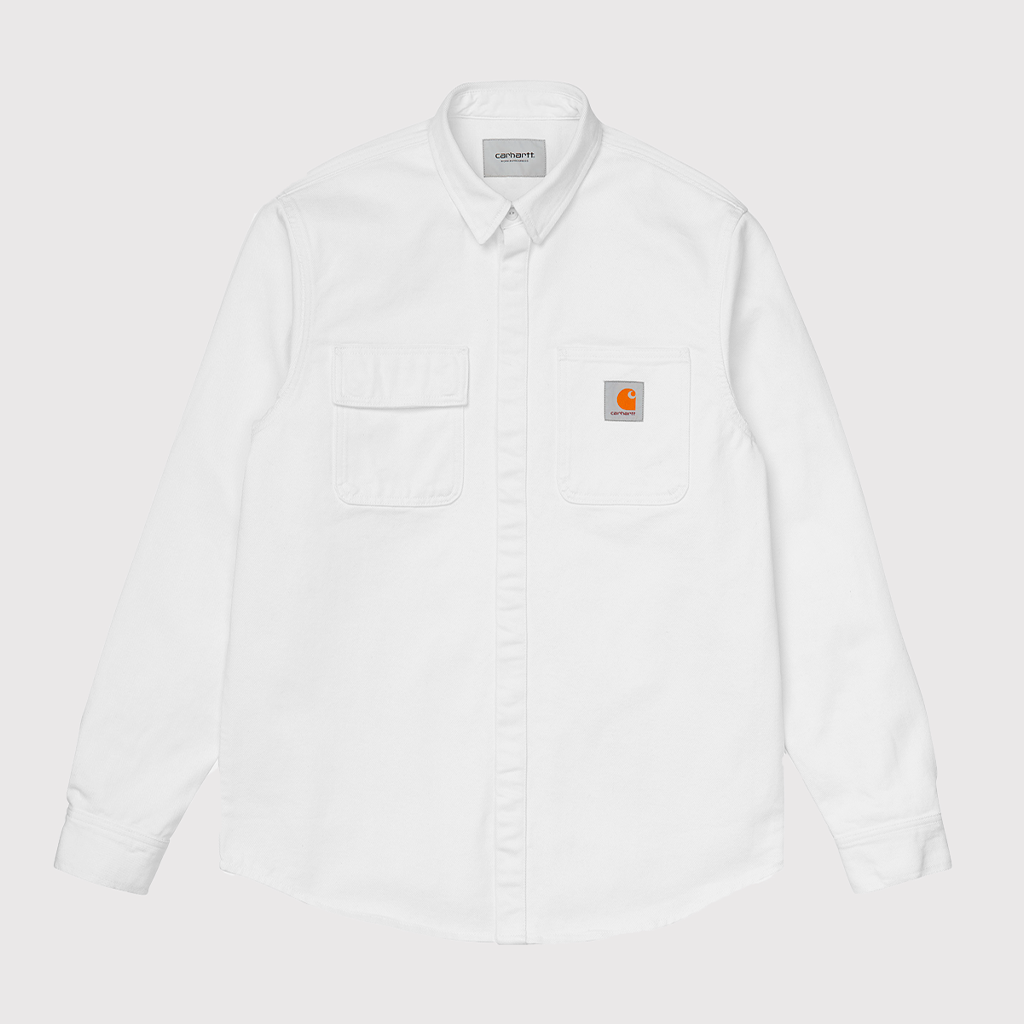 Salinac Shirt Jacket Denim White