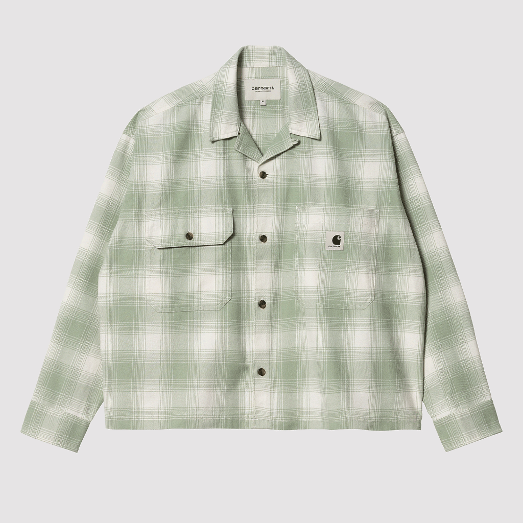 W' L/S Deaver Shirt Check Misty Sage