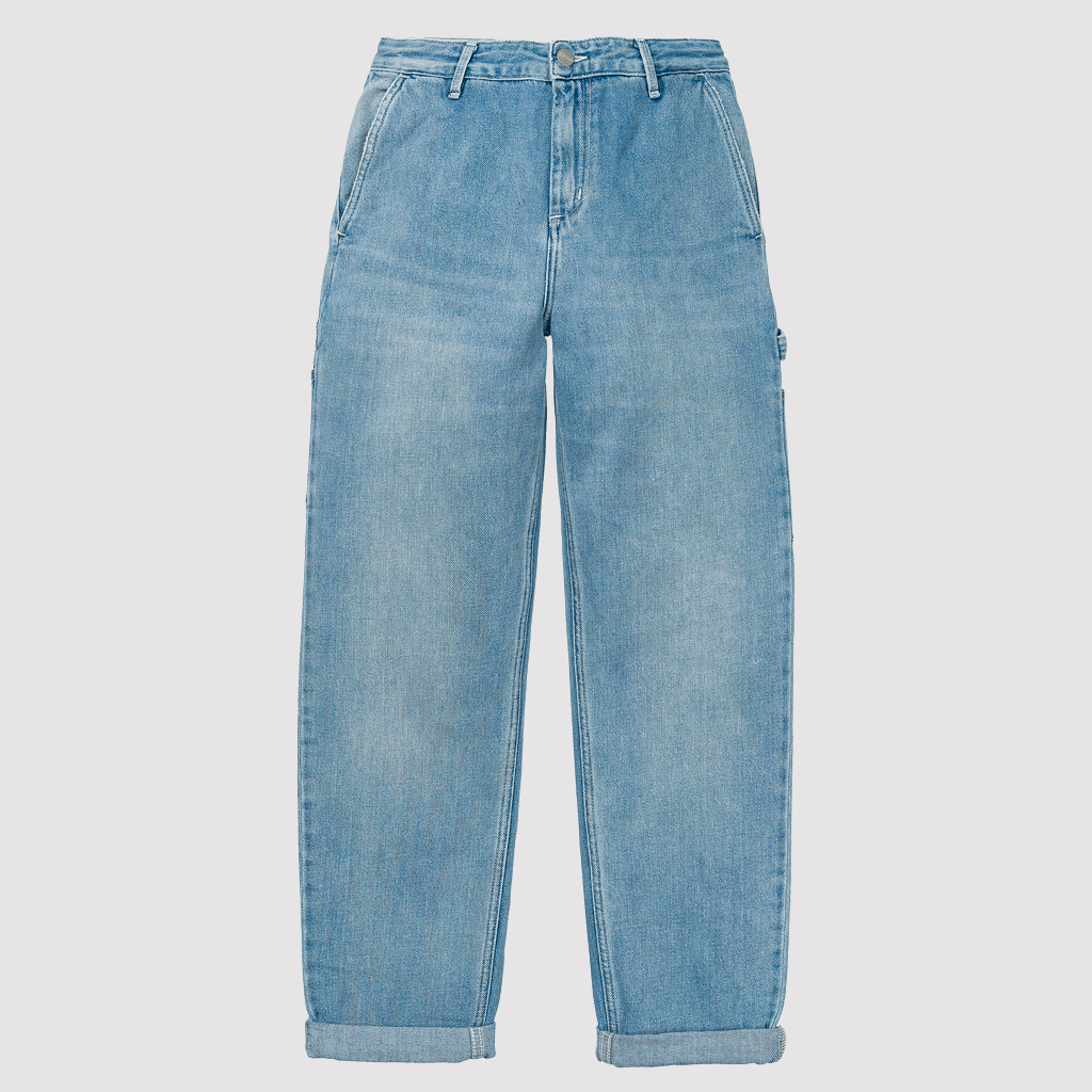 W' Pierce Pant Blue Light Stone Washed