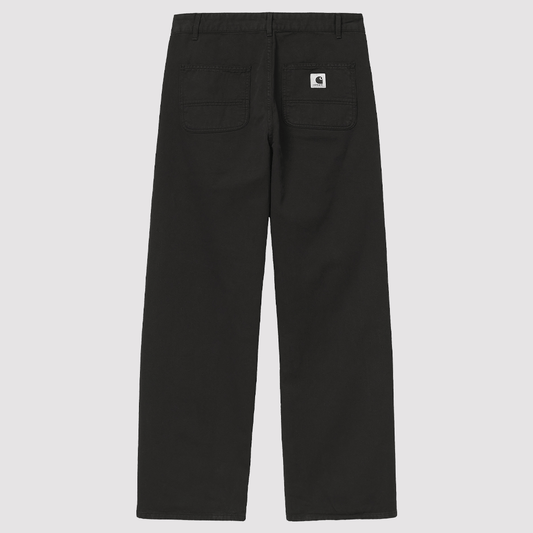 W' Simple Pant Black Stone Washed
